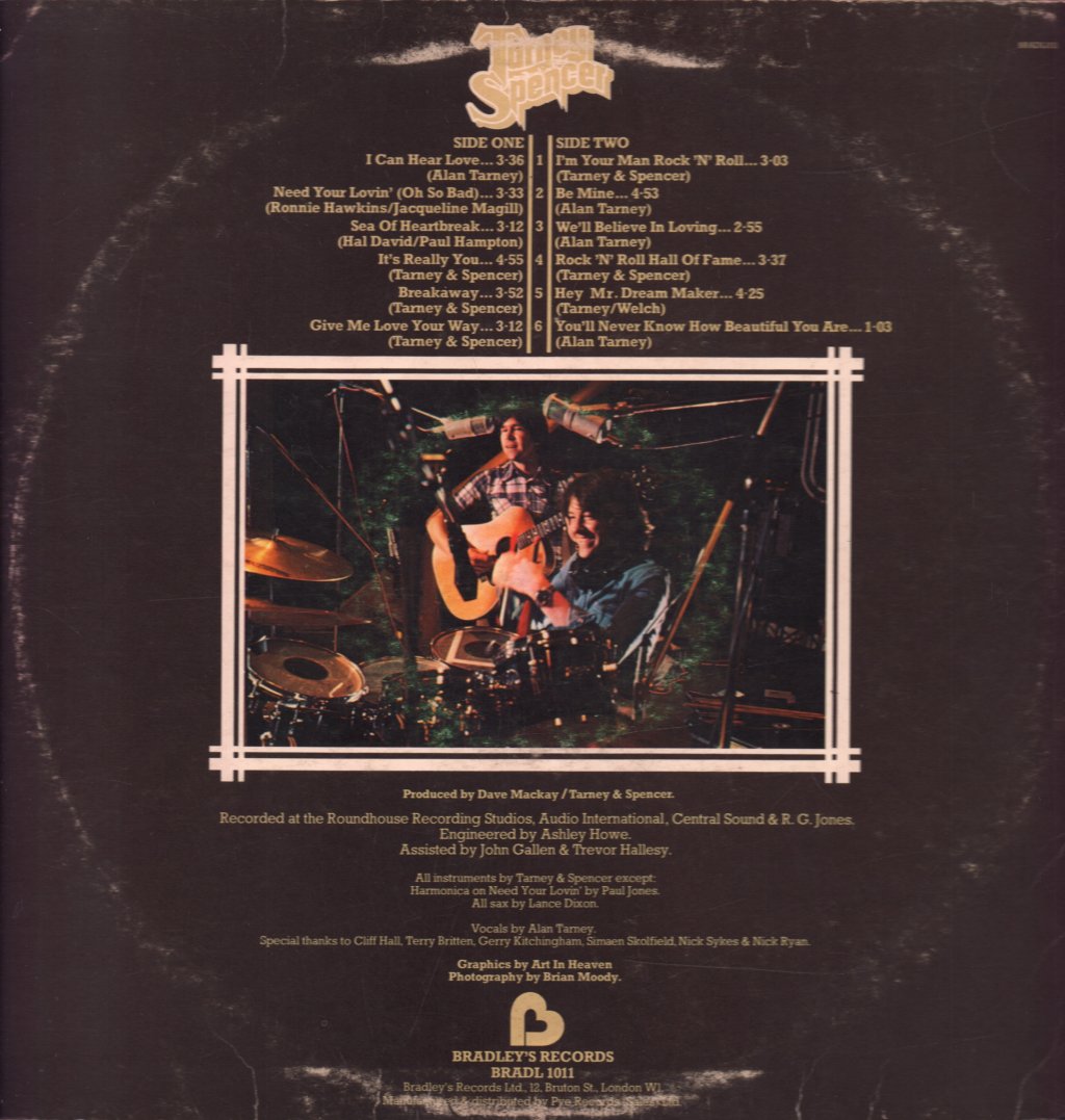 Tarney And Spencer - Tarney & Spencer - Lp