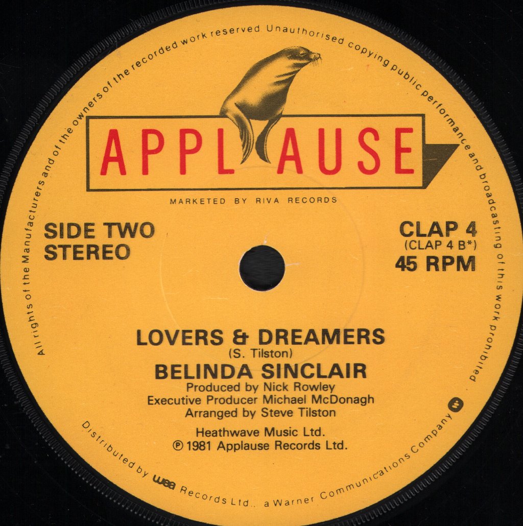 Belinda Sinclair - White Horses - 7 Inch