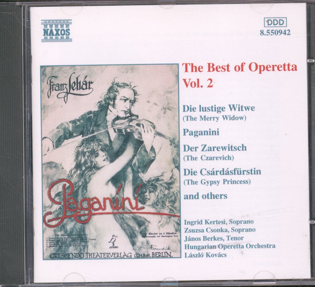 László Kovács, Hungarian Operetta Orchestra - Best Of Operetta Vol. 2 - Cd