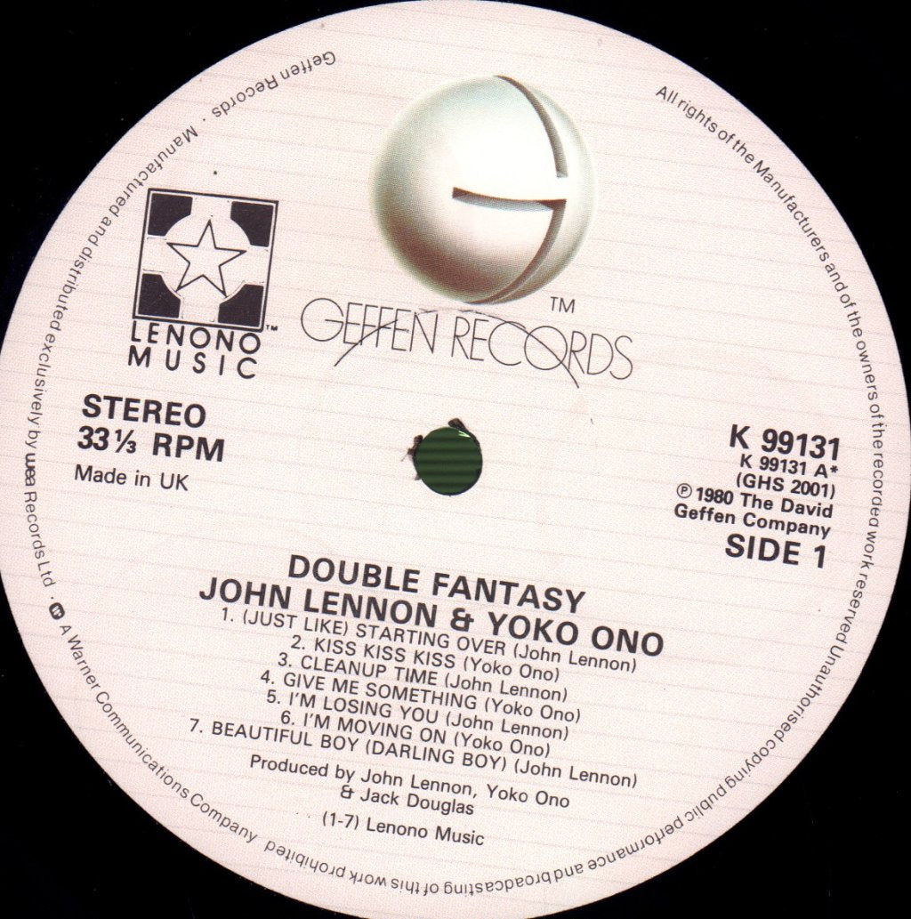 John Lennon And Yoko Ono - Double Fantasy - Lp
