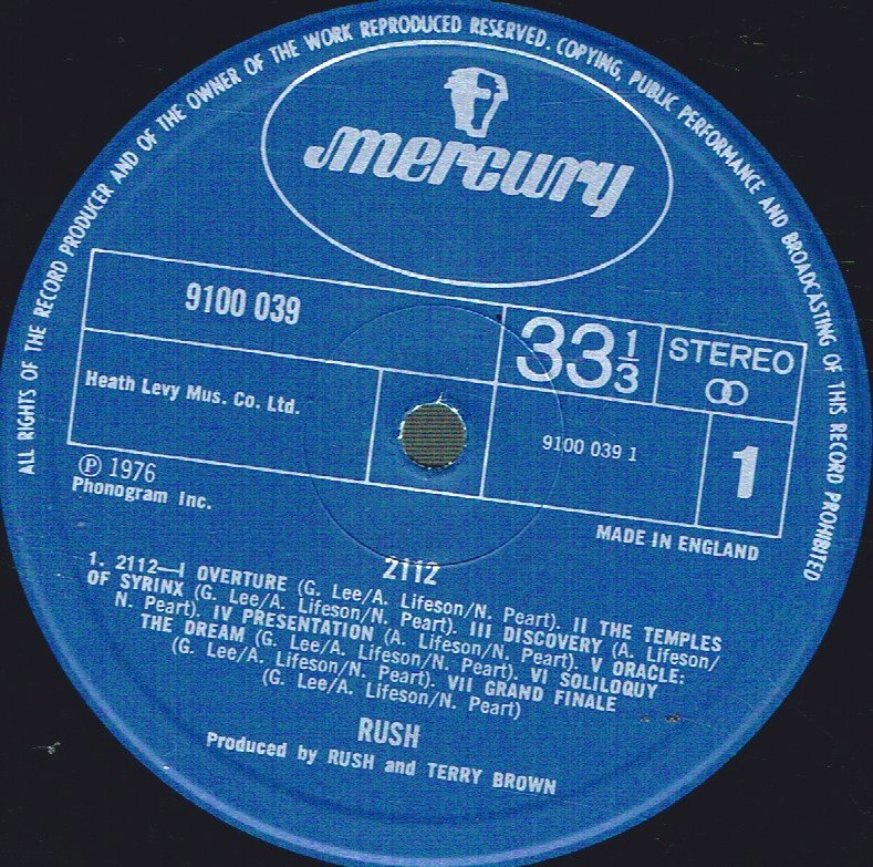 Rush - 2112 - Lp