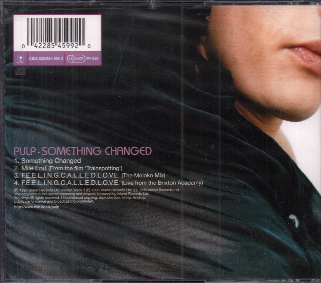 Pulp - Something Changed - Cd