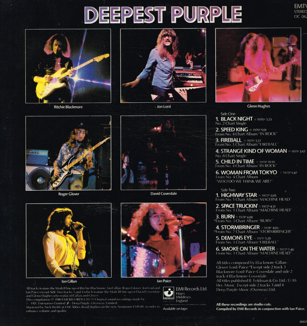 Deep Purple - Deepest Purple - Lp