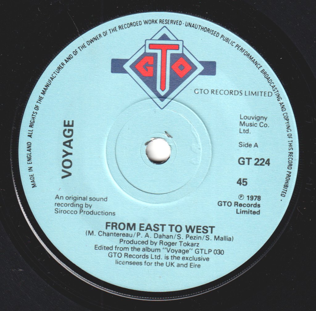 Voyage (70'S Group) - From East To West - 7 Inch