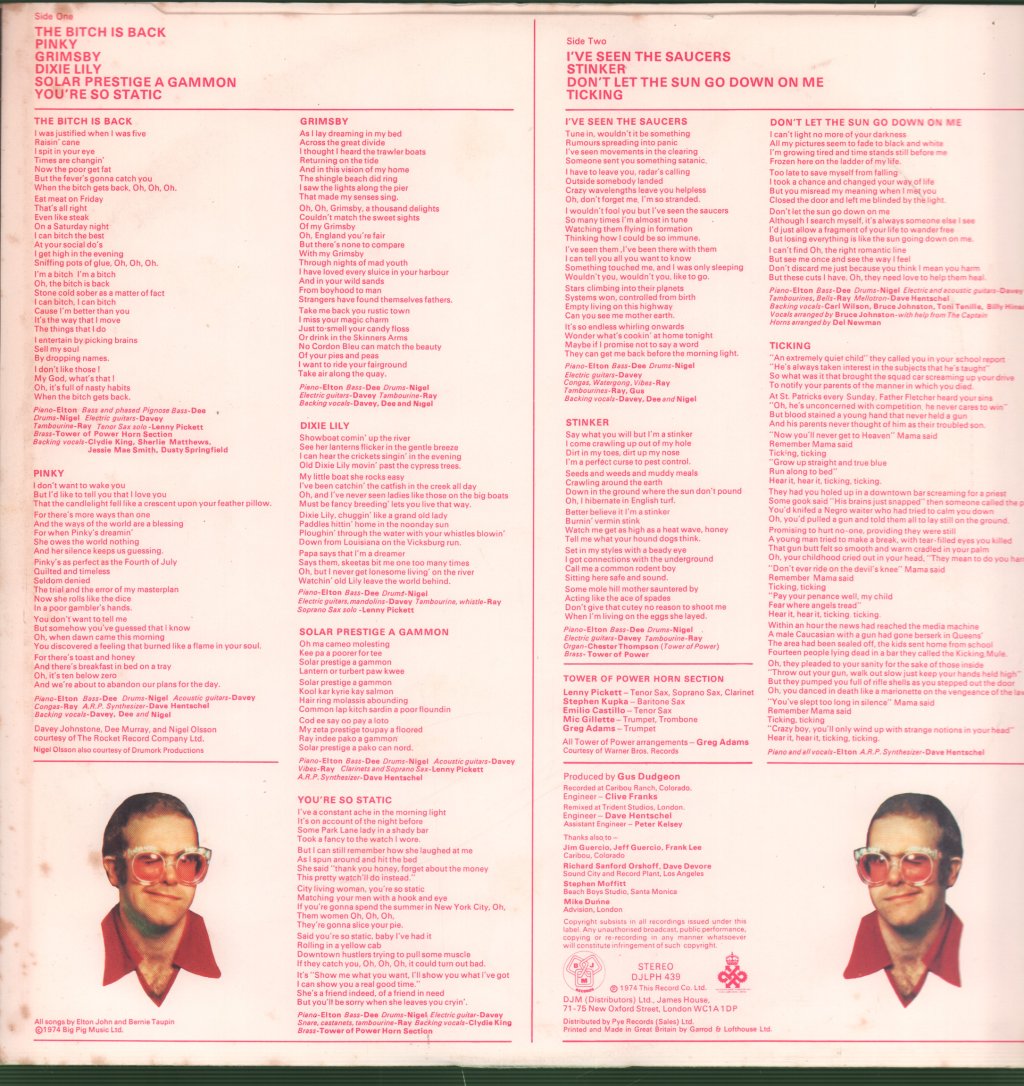 Elton John - Caribou - Lp
