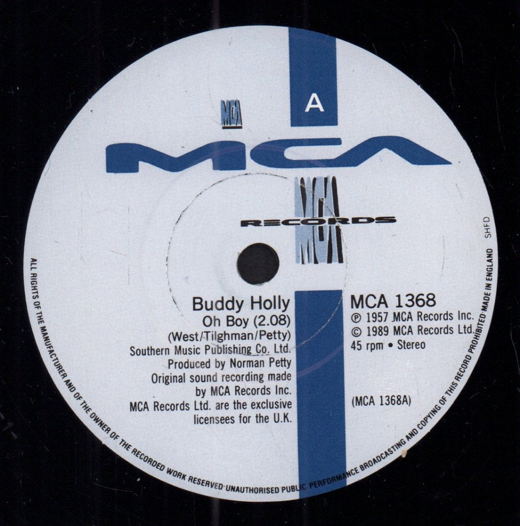Buddy Holly - Oh Boy - 7 Inch