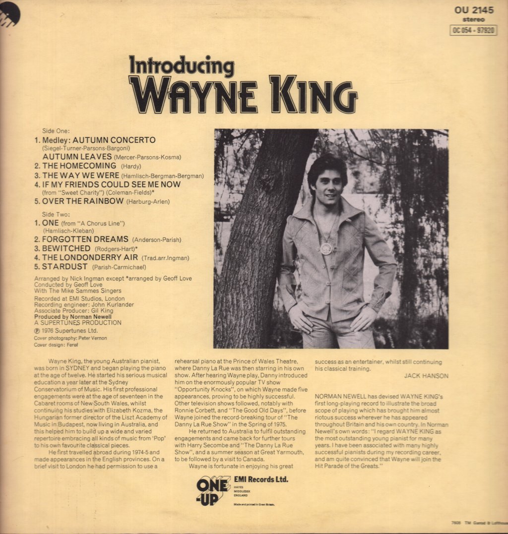 Wayne King - Introducing - Lp