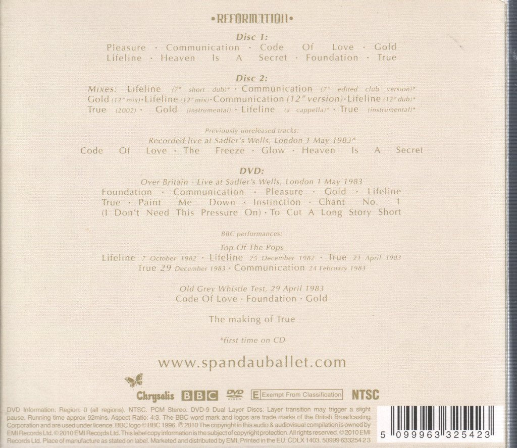 Spandau Ballet - True - Cd Box Set
