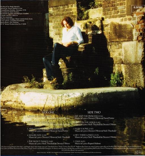 Dennis O'brien - Any Other Face - Lp