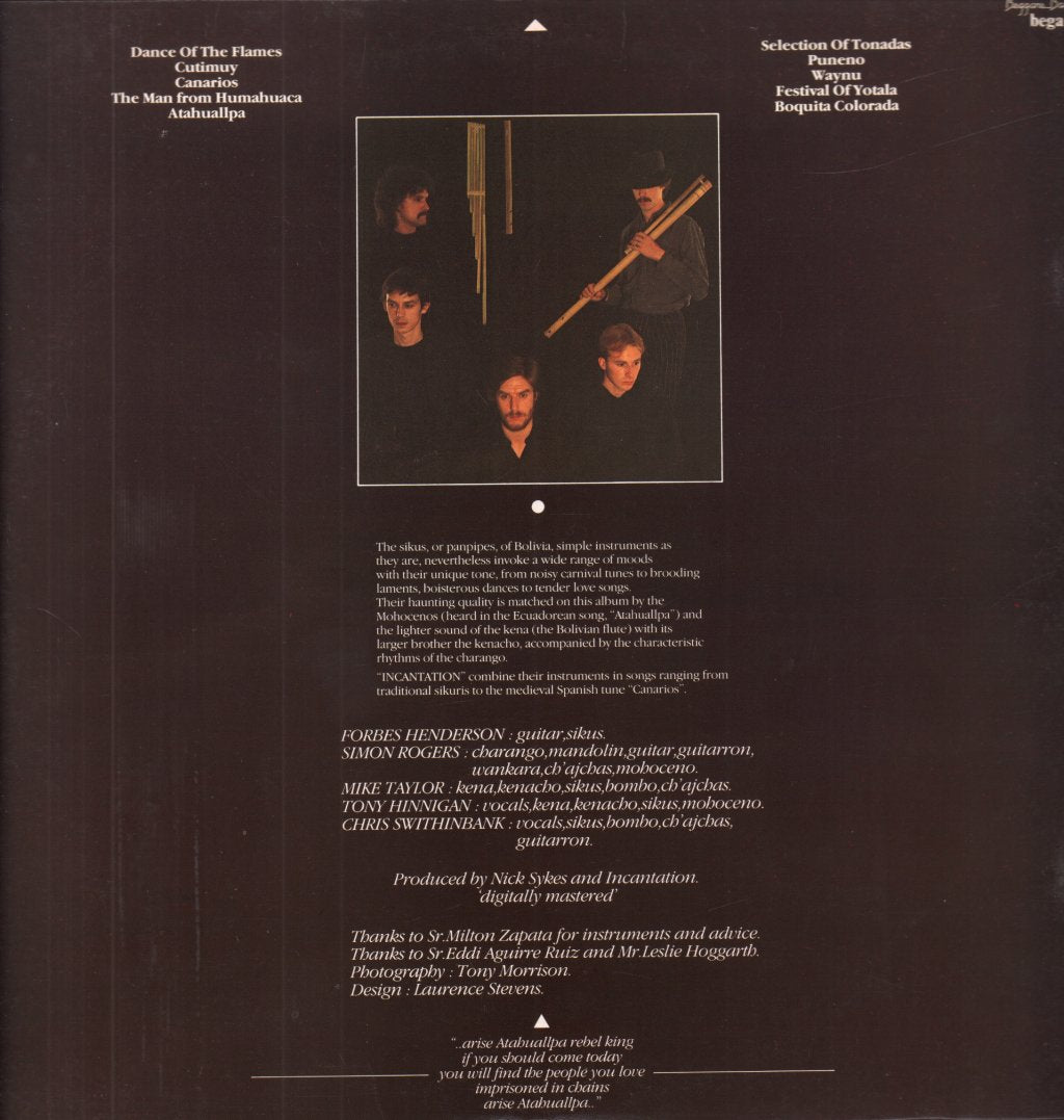 Incantation - Dance Of The Flames - Lp