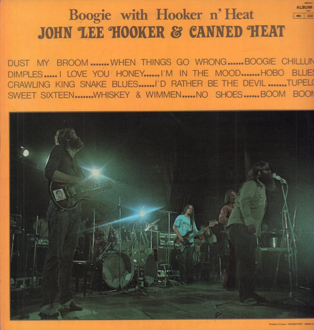 John Lee Hooker & Canned Heat - Boogie With Hooker N' Heat - Double Lp
