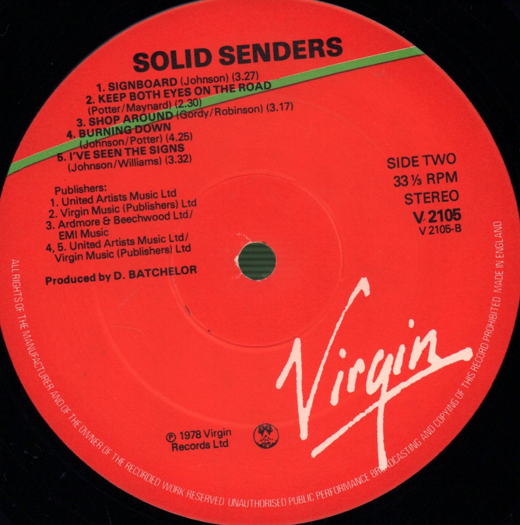 Solid Senders - Solid Senders - Double Lp