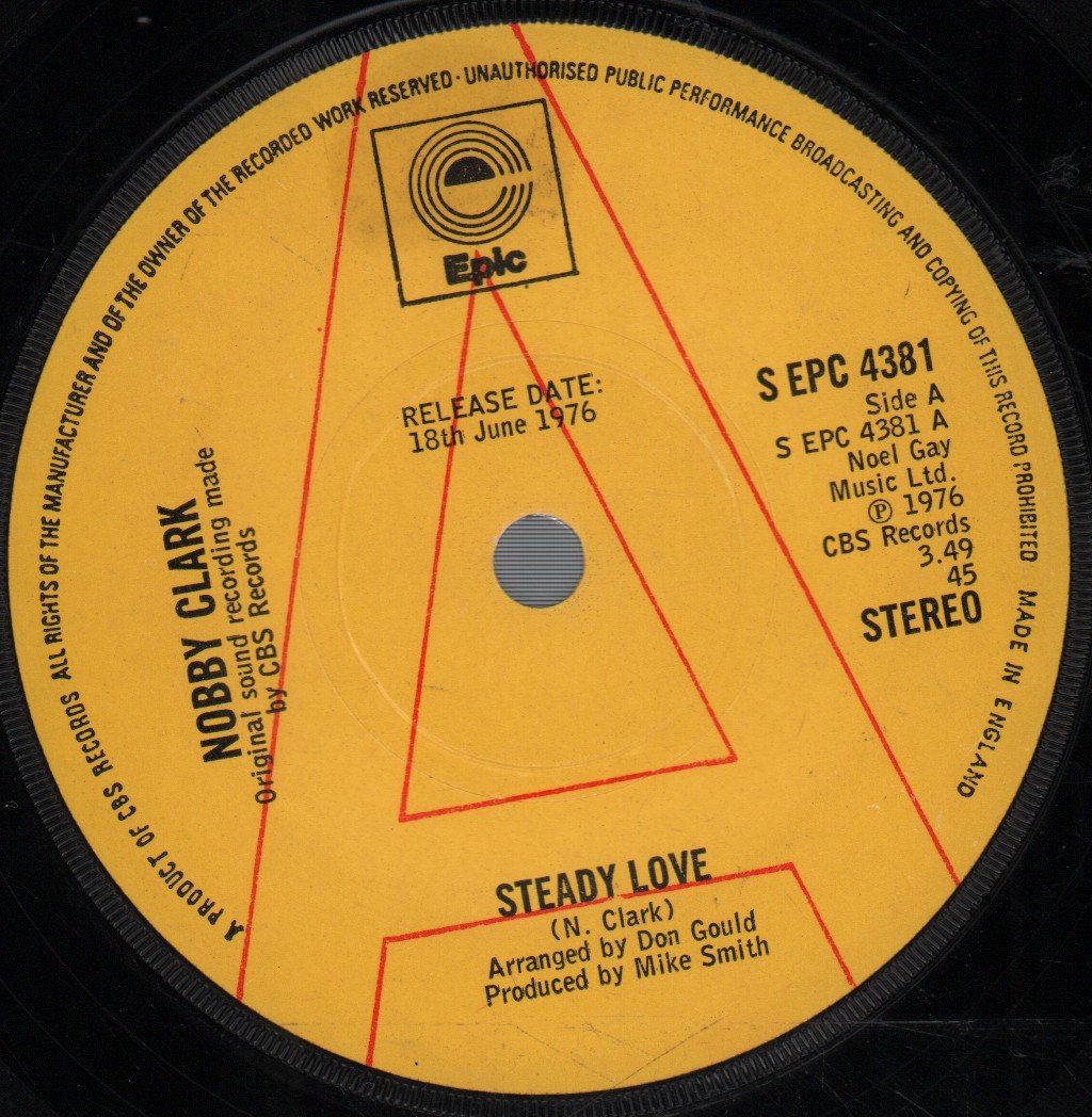Nobby Clark - Steady Love - 7 Inch