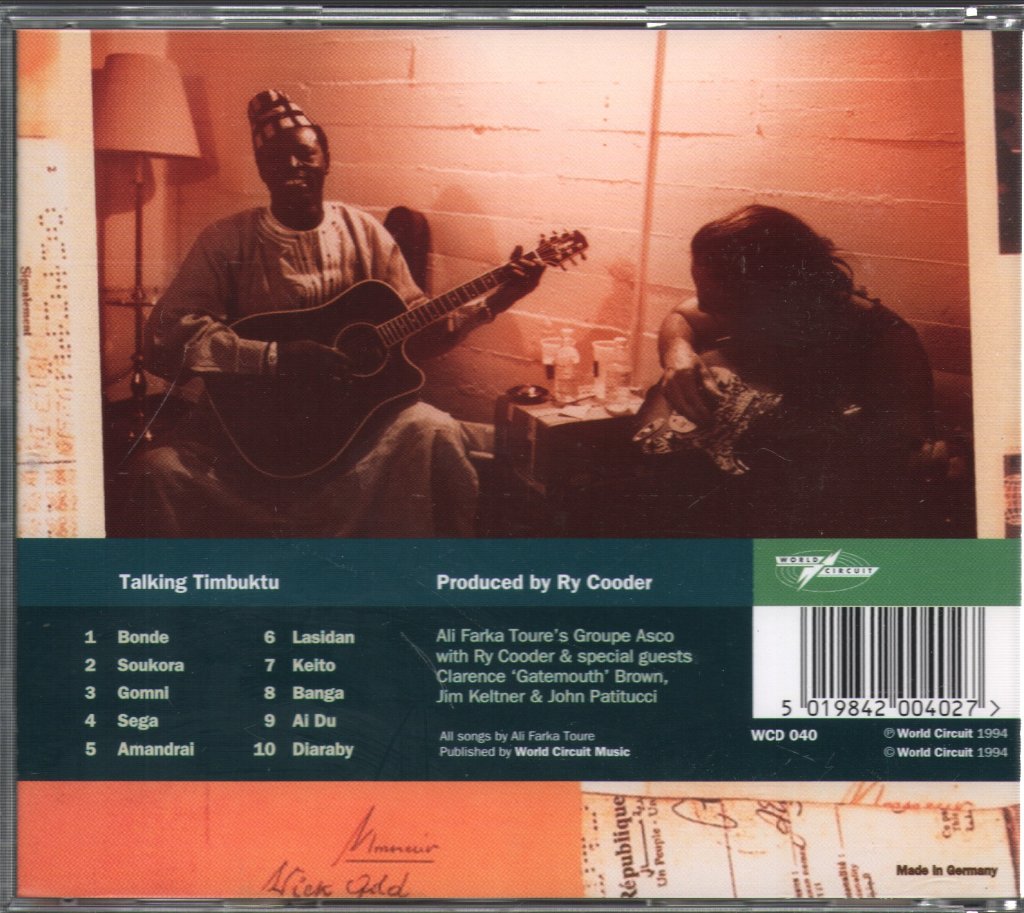 Ry Cooder - Talking Timbuktu - Cd