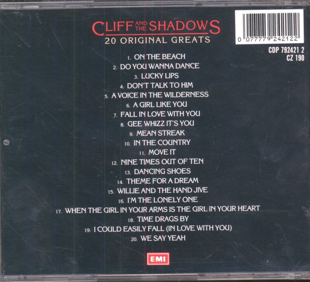 Cliff Richard & The Shadows - 20 Original Greats - Cd