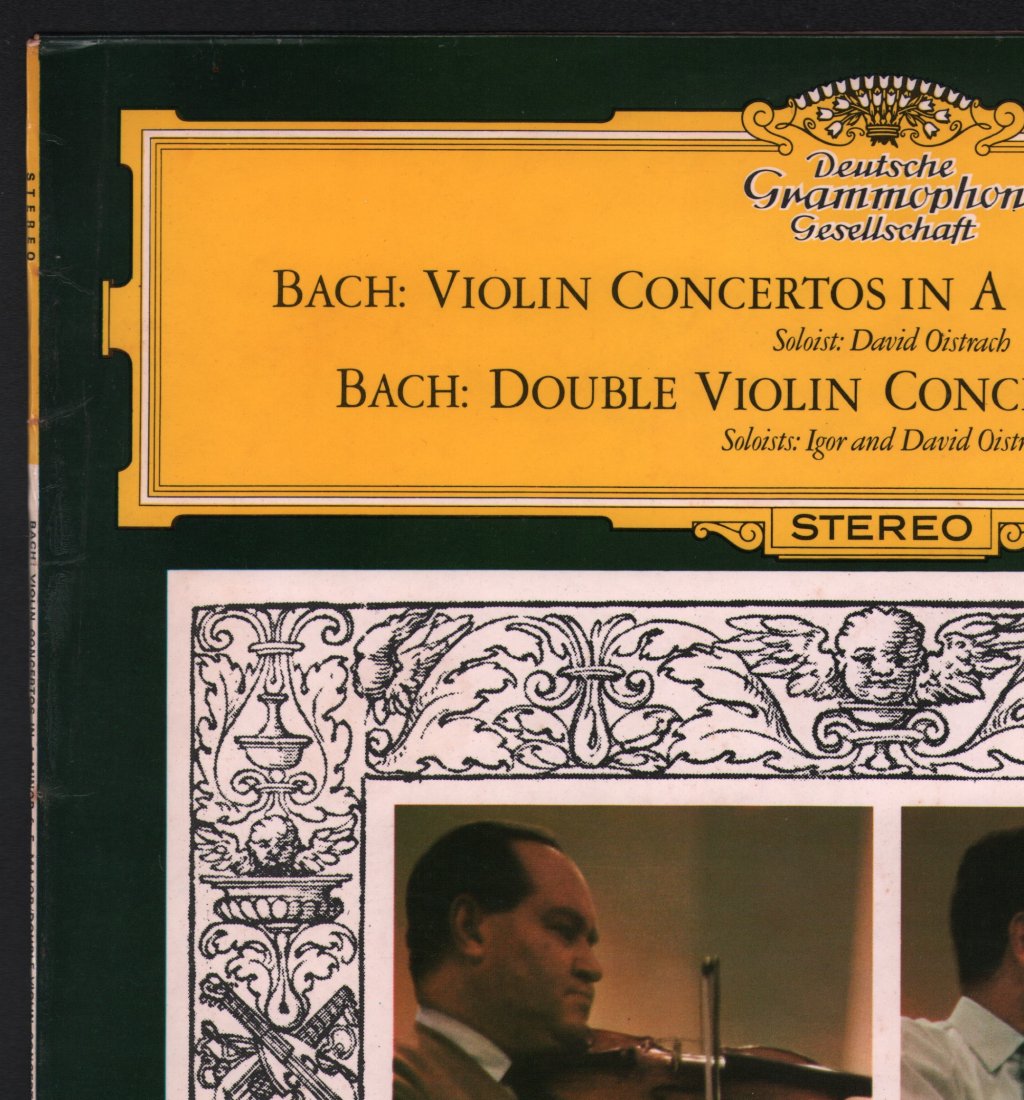 David And Igor Oistrakh - Bach Violin Concertos In A / Double Violin Concerto - Lp