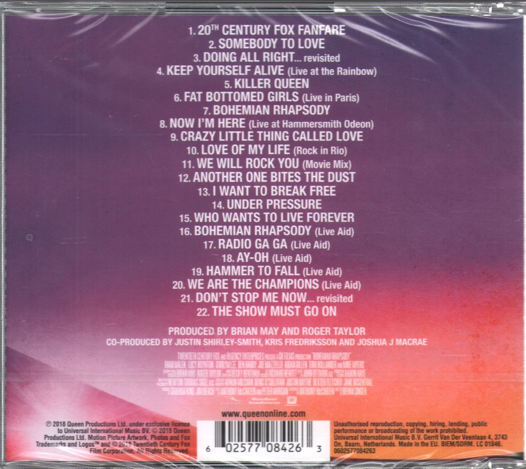 Queen - Bohemian Rhapsody (The Original Soundtrack) - Cd – Vinyl Tap