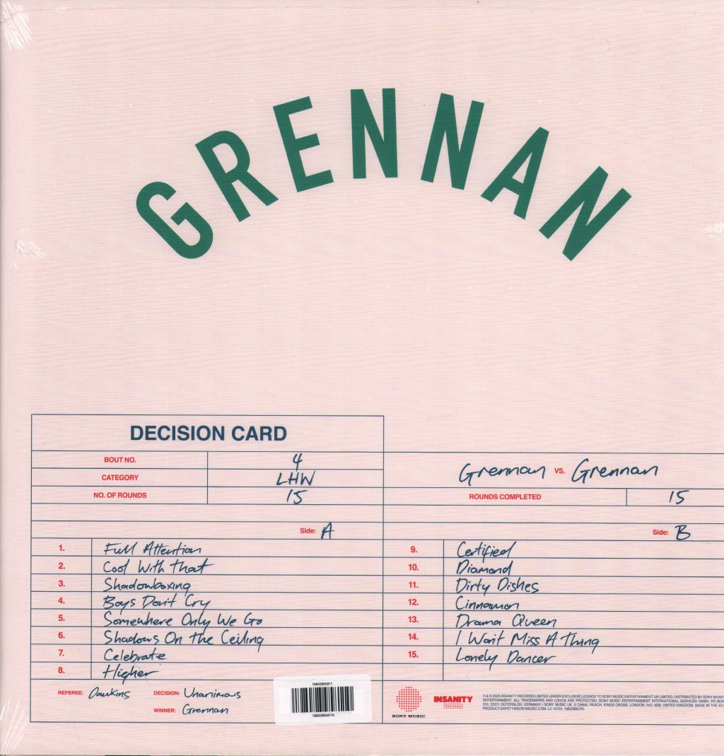 Tom Grennan - Everywhere I Went Led Me to Where I Didn't Want to Be - Lp