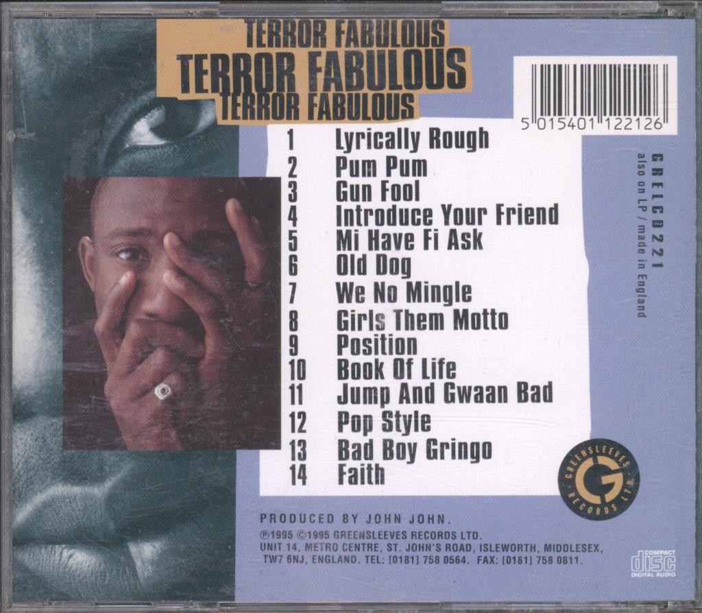 Terror Fabulous - Lyrically Rough - Cd
