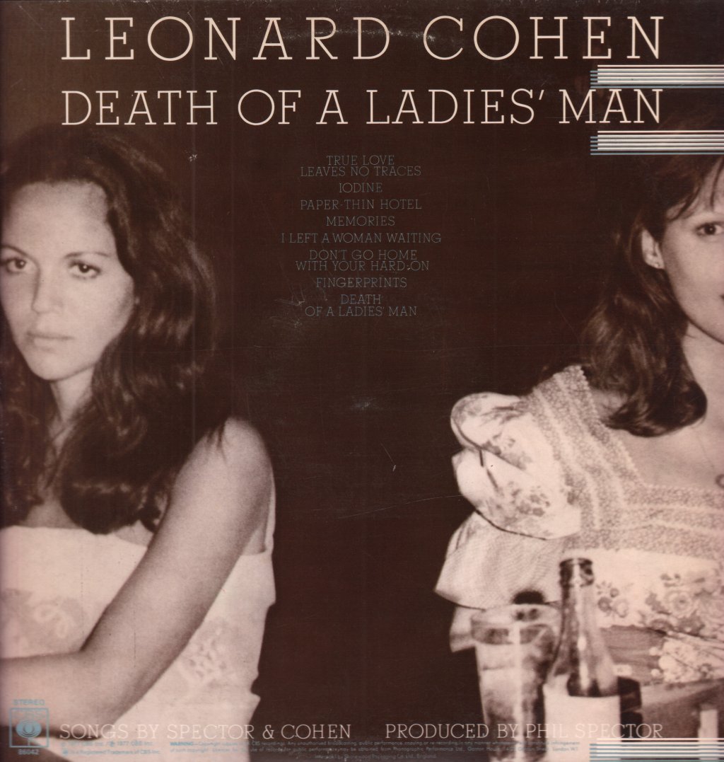 Leonard Cohen - Death Of A Ladies Man - Lp