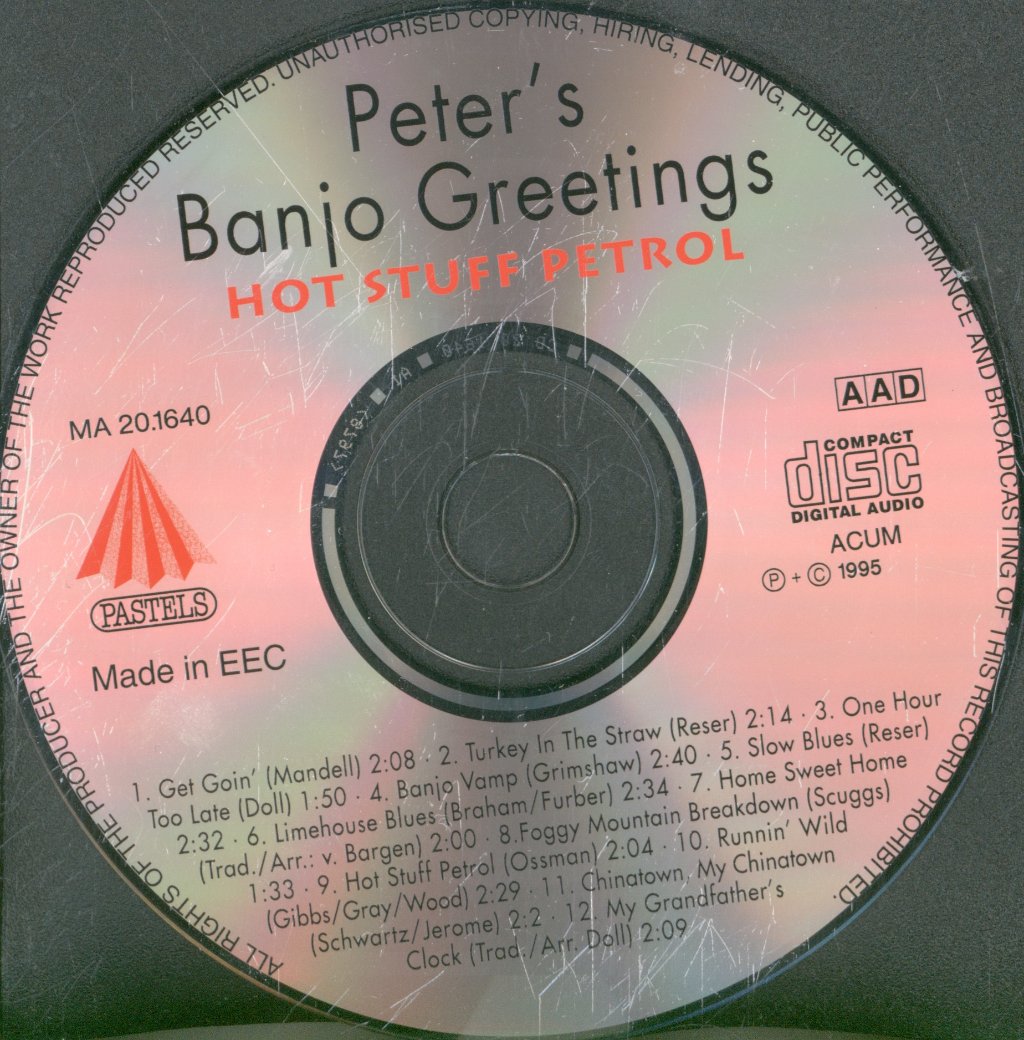 Peter Meyer - Peter's Banjo Greetings - Hot Stuff Petrol - Cd