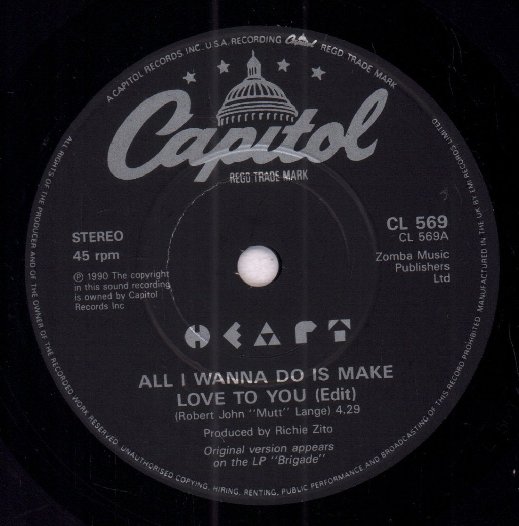 Heart - All I Wanna Do - 7 Inch
