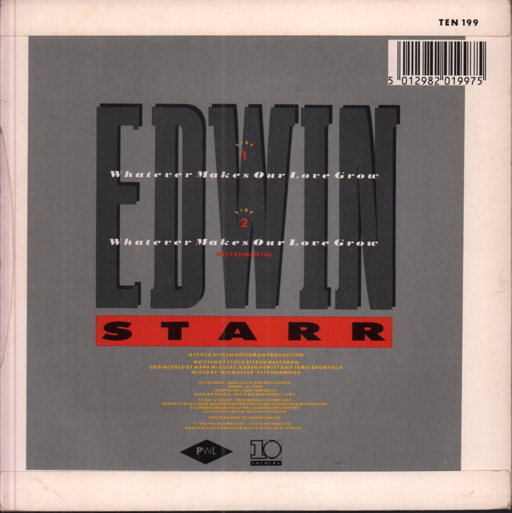 Edwin Starr - Whatever Makes Our Love Grow - 7 Inch