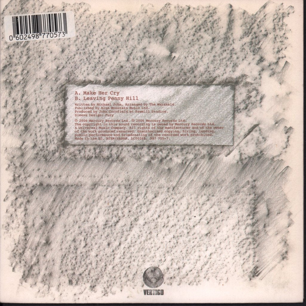 Marshals - Make Her Cry - 7 Inch