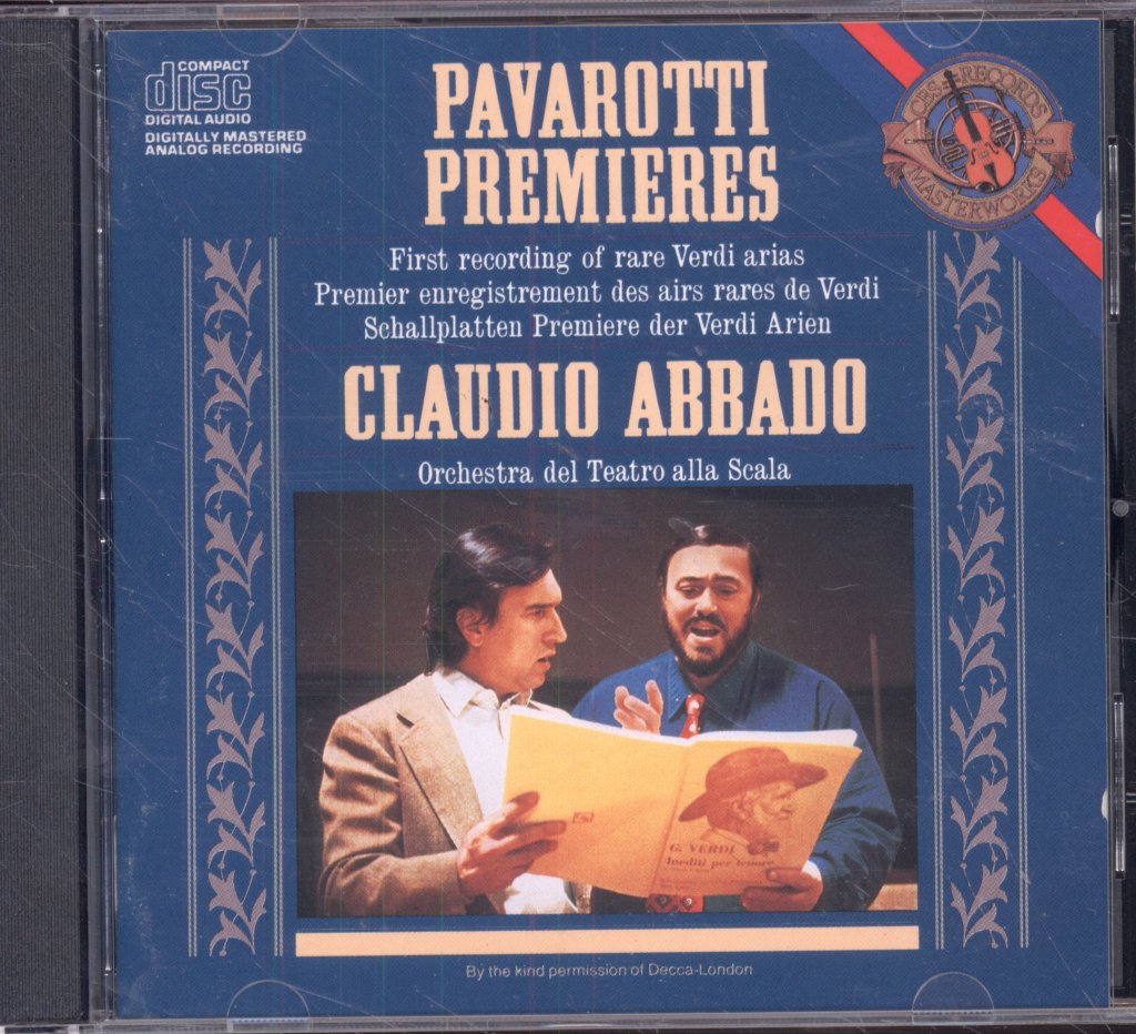 Luciano Pavarotti, Claudio Abbado - Pavarotti Premieres - Cd