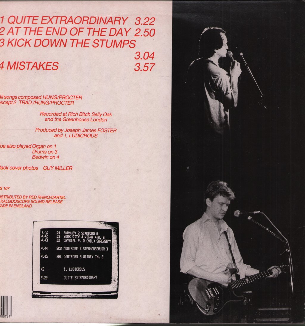 I, Ludicrous - Quite Extraordinary - 12 Inch