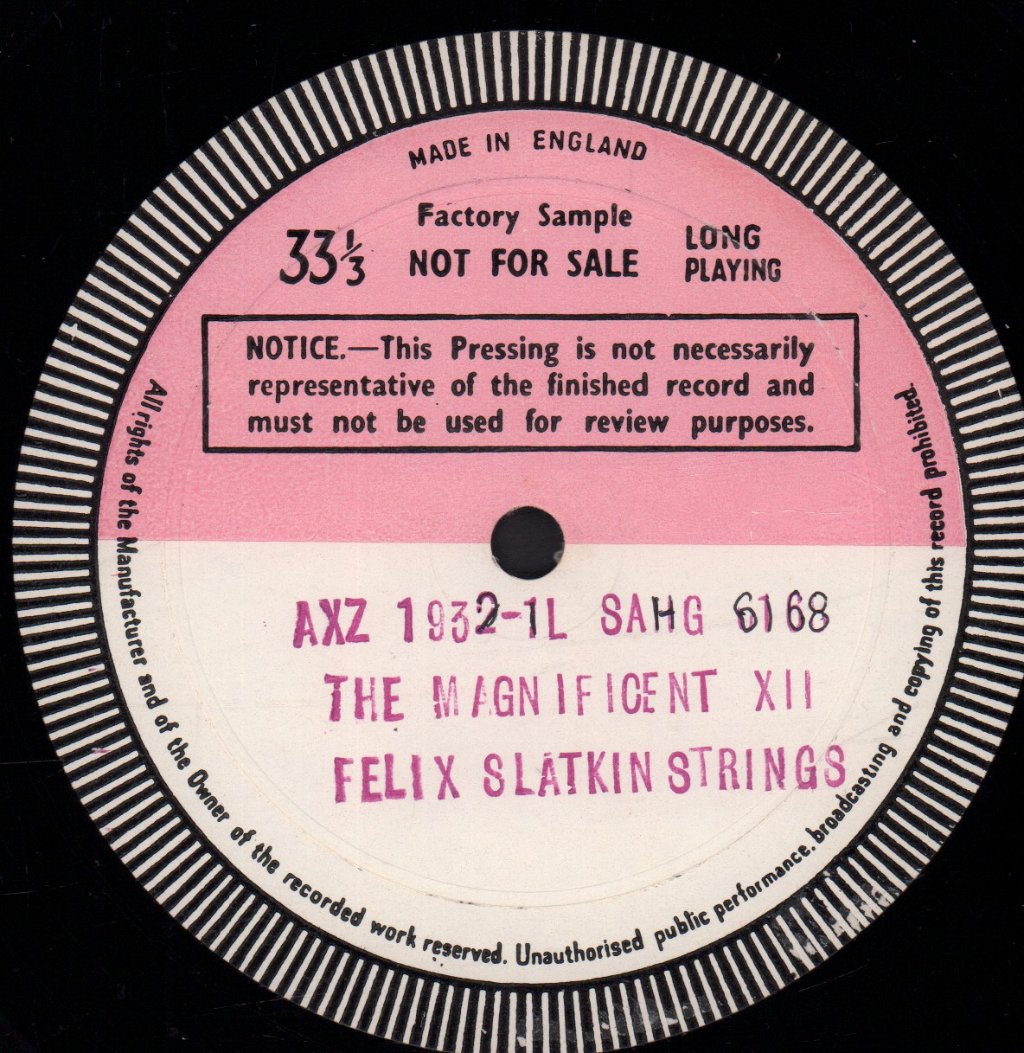 Fantastic Strings Of Felix Slatkin - Magnificent XII - Lp
