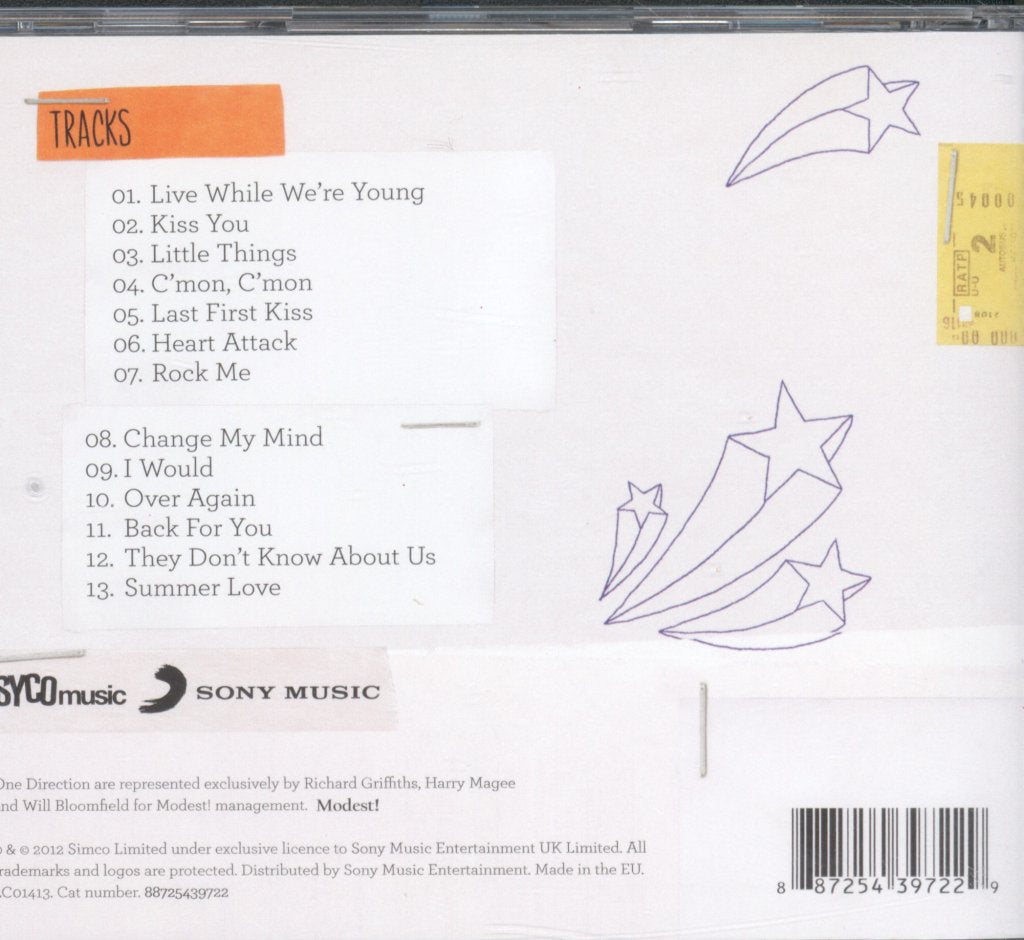 One Direction - Take Me Home - Cd