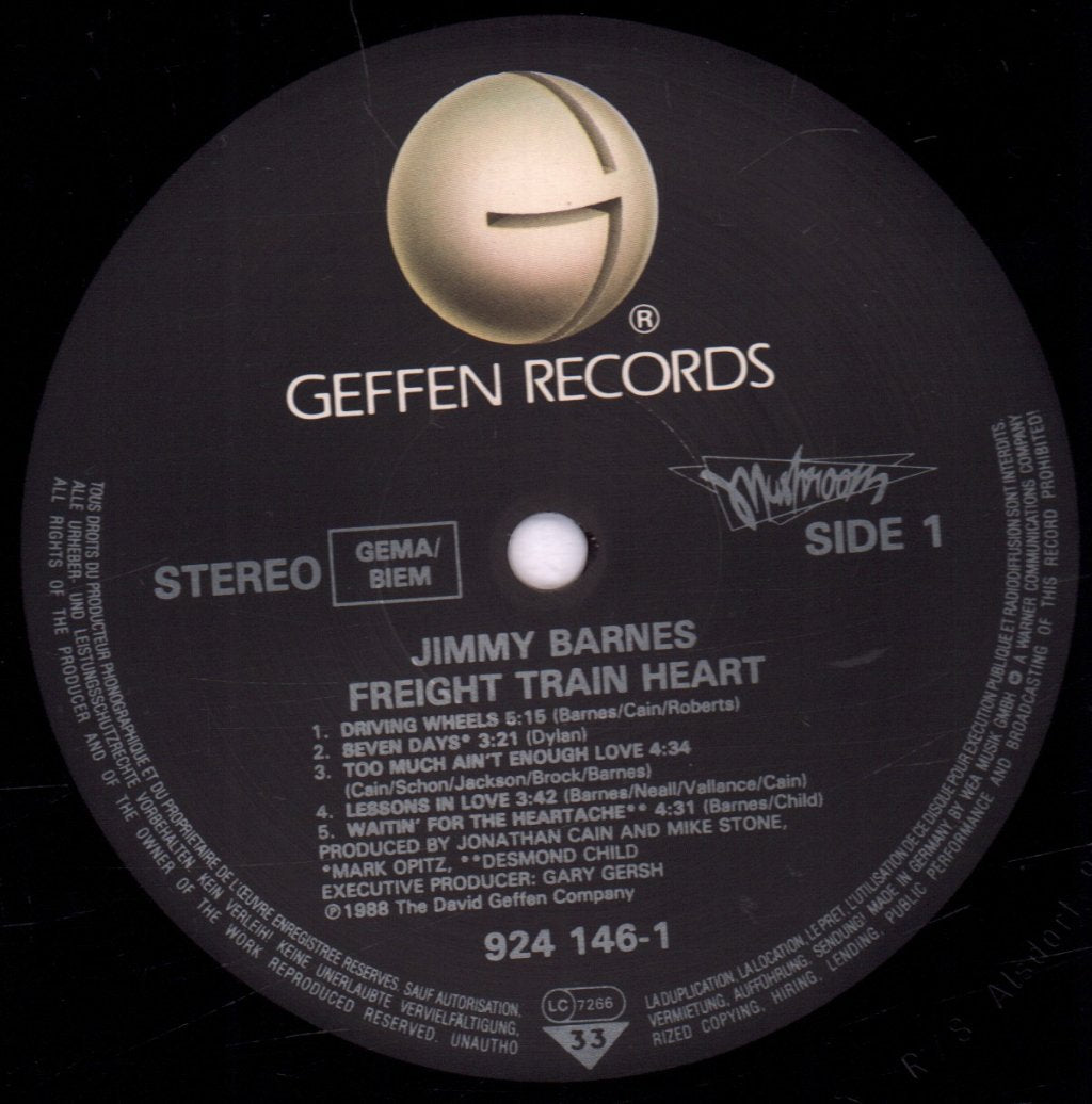 Jimmy Barnes - Freight Train Heart - Lp