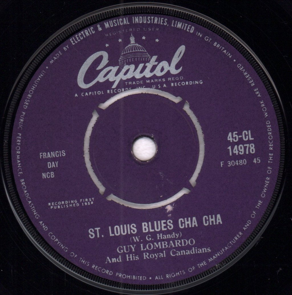 Guy Lombardo And His Royal Canadians - St. Louis Blues Cha Cha - 7 Inch