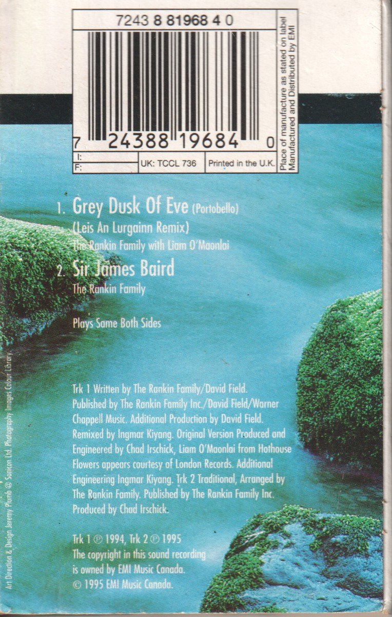 Rankin Family Featuring Liam O'maonlai - Grey Dusk Of Eve - Cassette