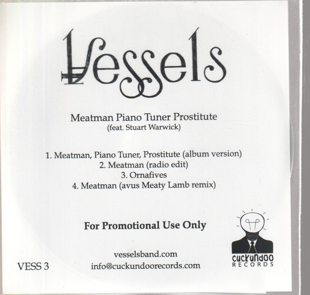 vessels feat. stuart warwick - meatman piano tuner prostitute - Cdr