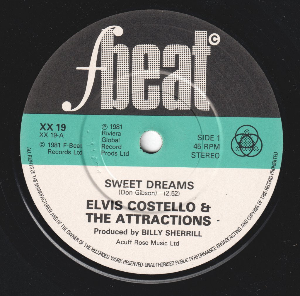 Elvis Costello - Sweet Dreams - 7 Inch