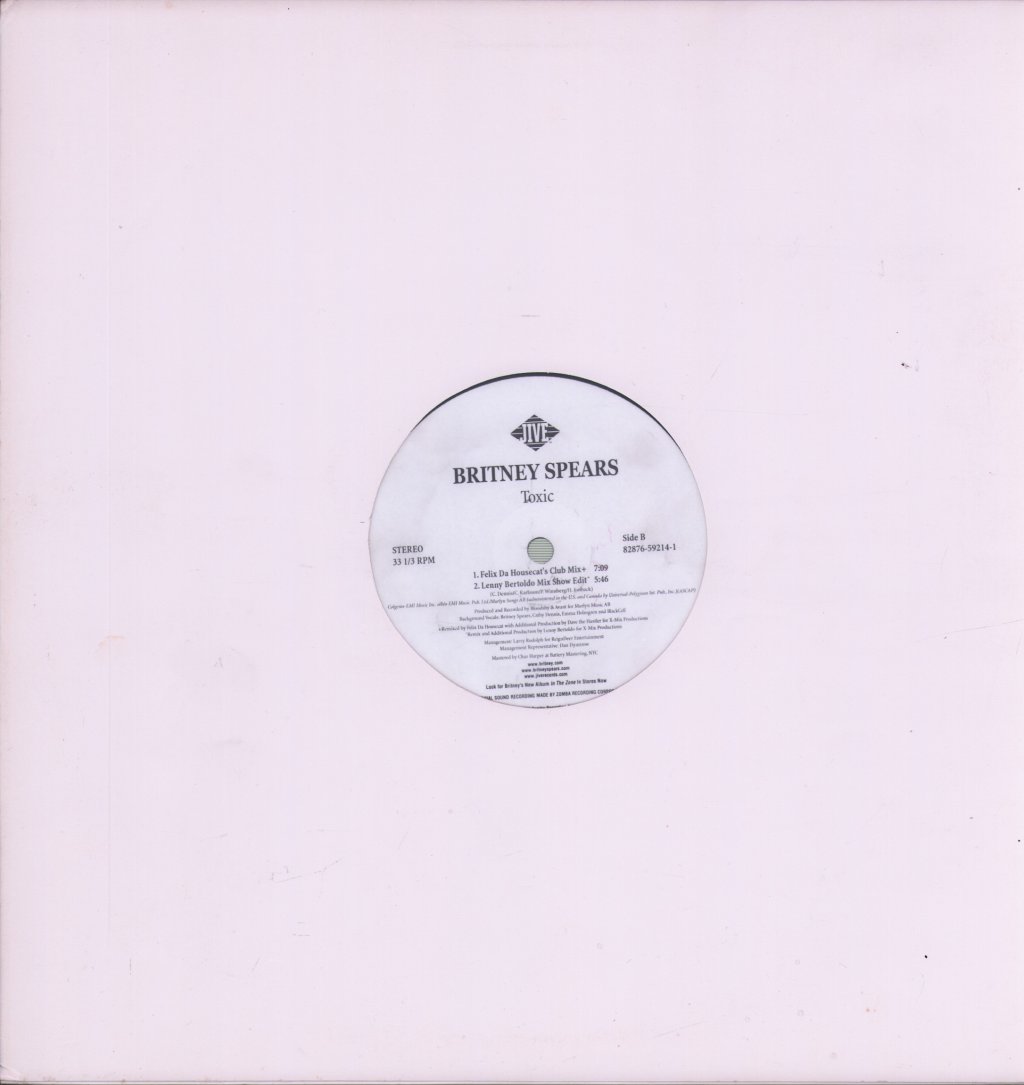 Britney Spears - Toxic - 12 Inch