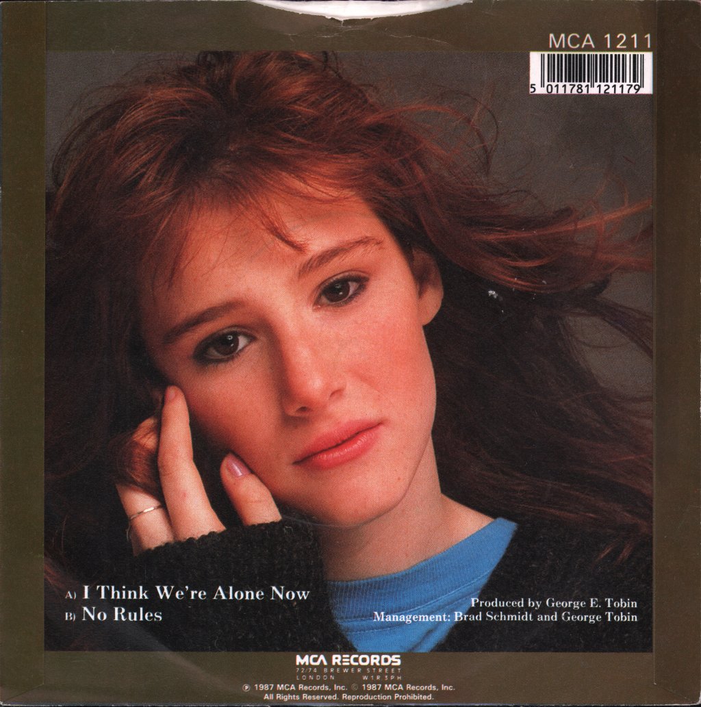 Tiffany (80'S Artist) - I Think We're Alone Now - 7 Inch