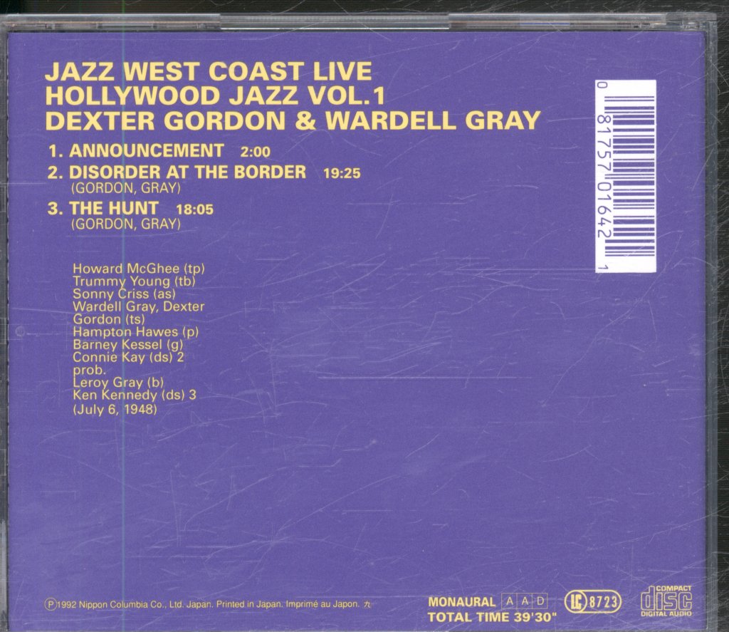 Various Artists - Jazz Concert  West Coast - Cd