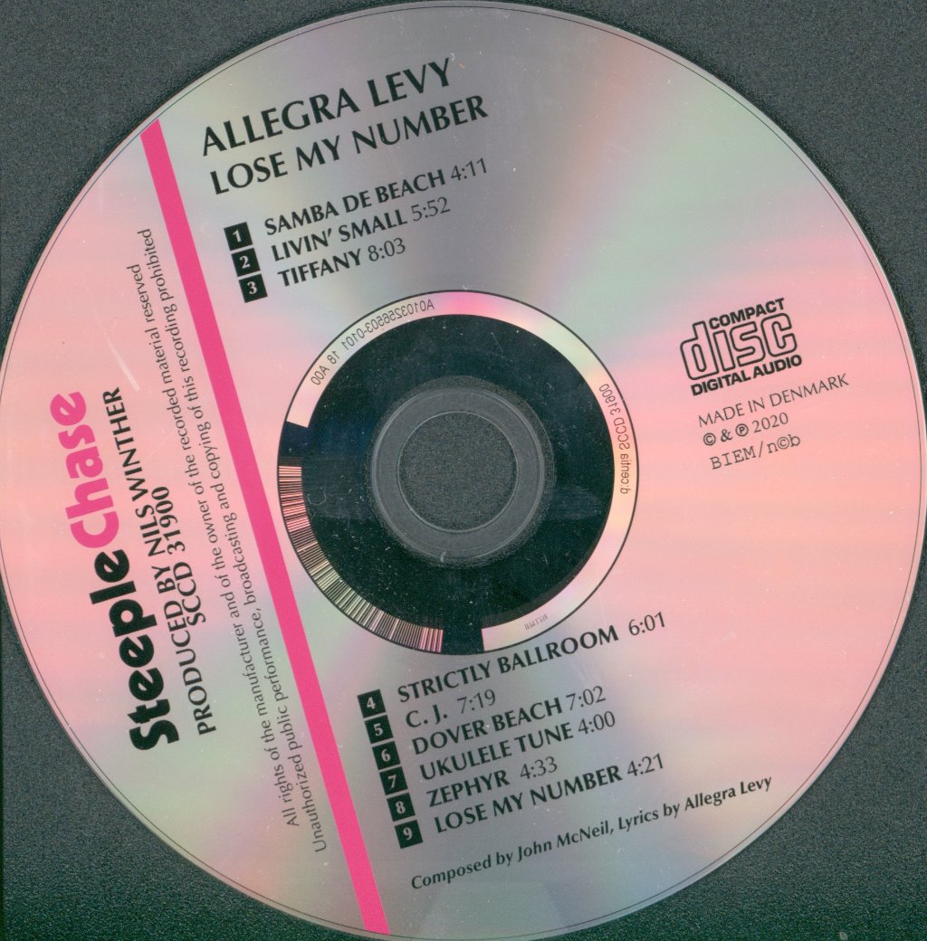 Allegra Levy - Lose My Number - Cd
