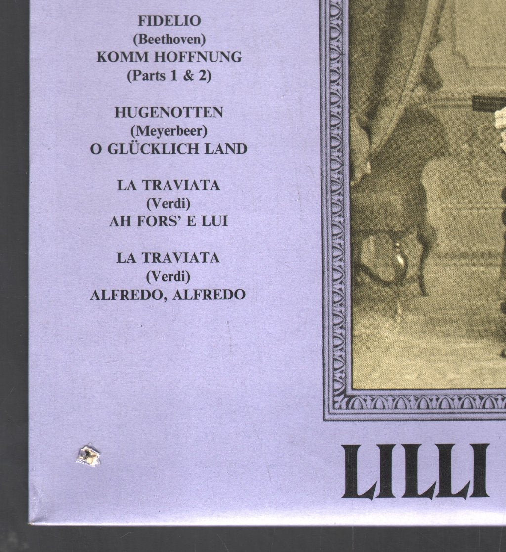 Lilli Lehmann - Lilli Lehmann - Lp