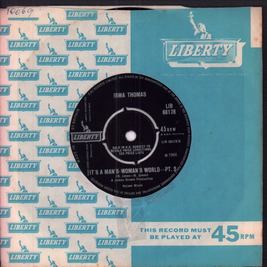 Irma Thomas - It's A Man's – Woman's World - 7 Inch