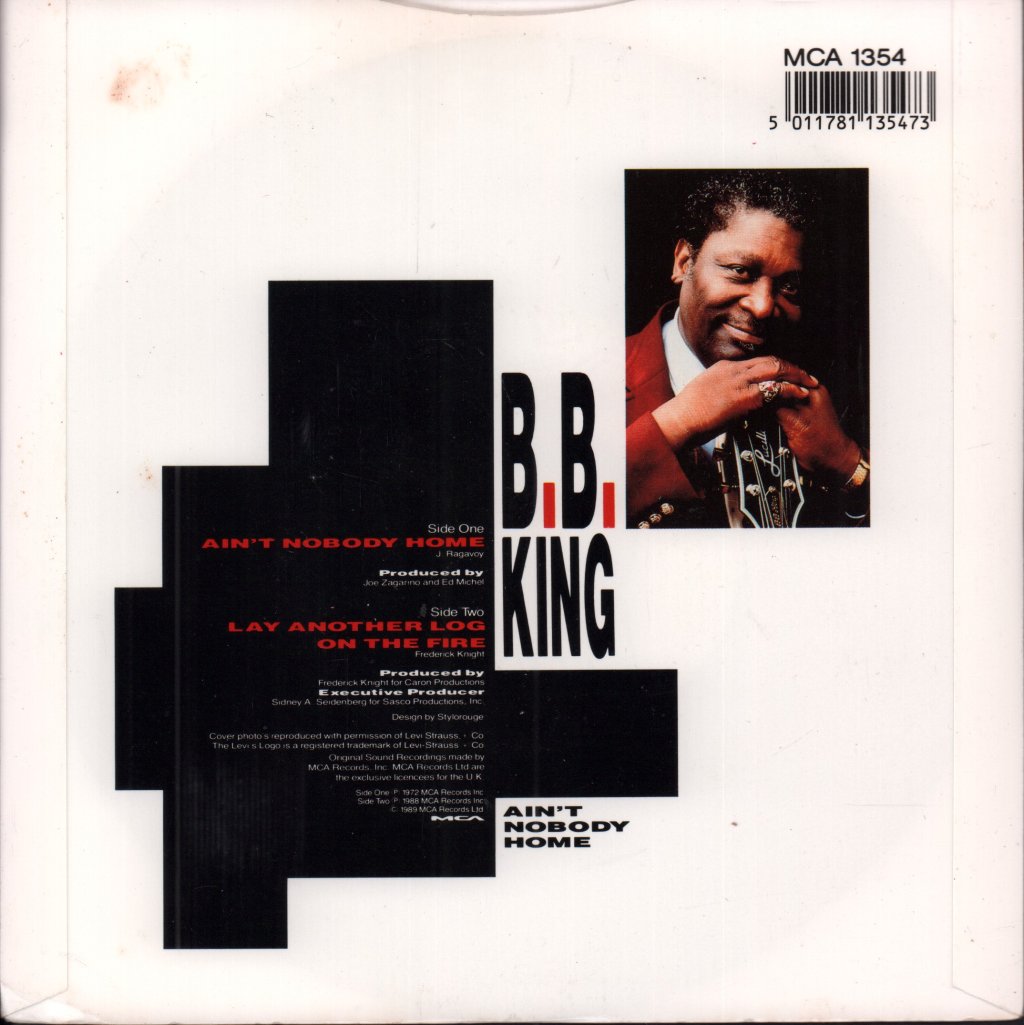 B.B. King - Ain't Nobody Home - 7 Inch