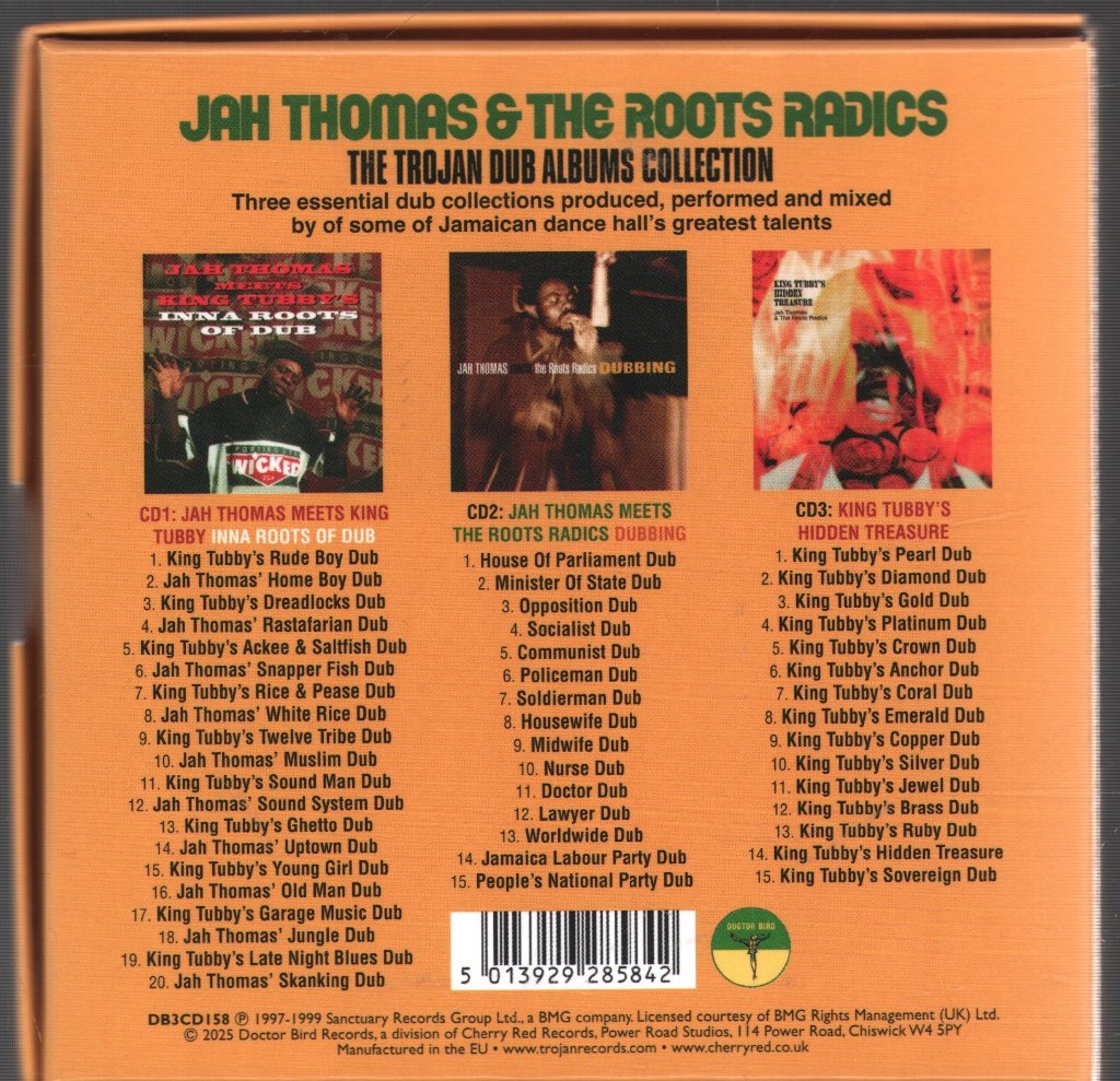 Jah Thomas & The Roots Radics - Trojan Dub Albums Collection - Cd Set