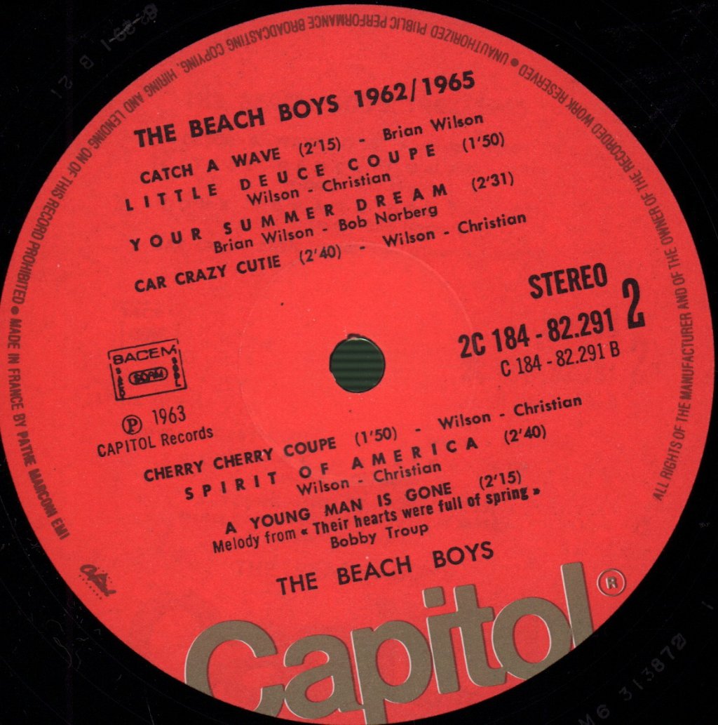 Beach Boys - 62/65 - Double Lp