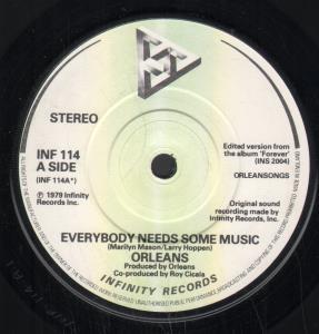 Orleans - Everybody Needs Some Music - 7 Inch