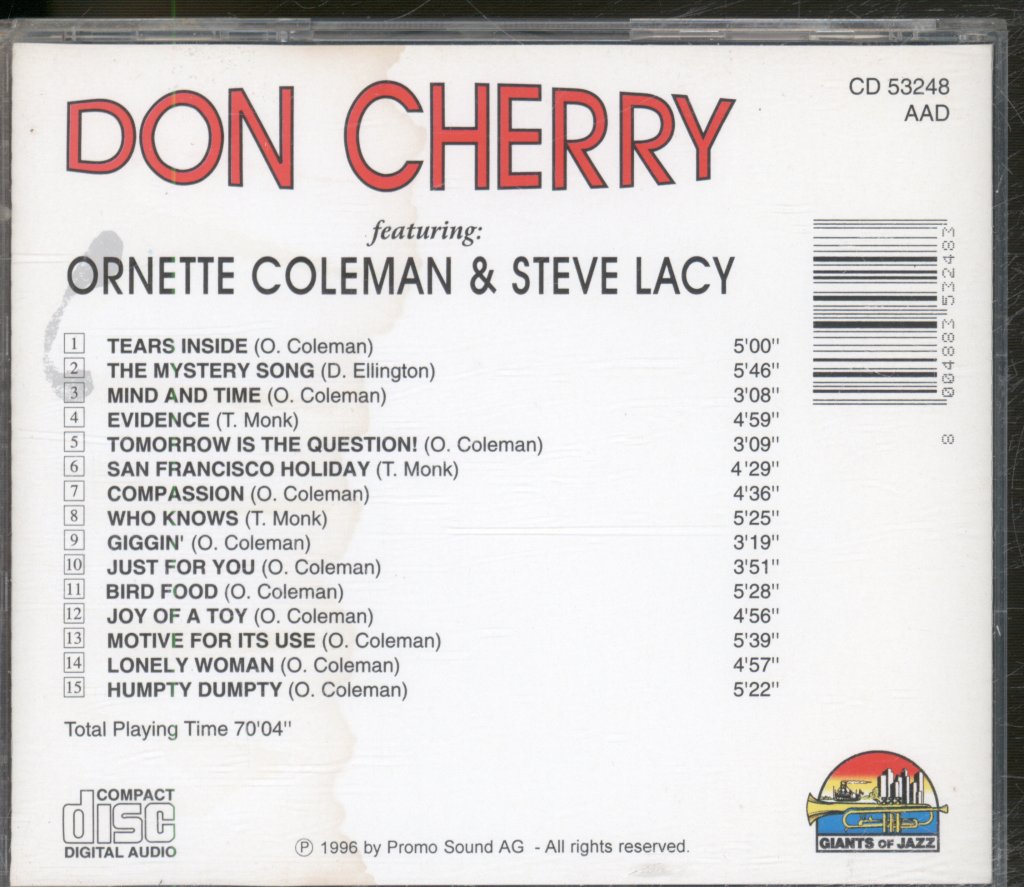 Don Cherry - Don Cherry - Cd