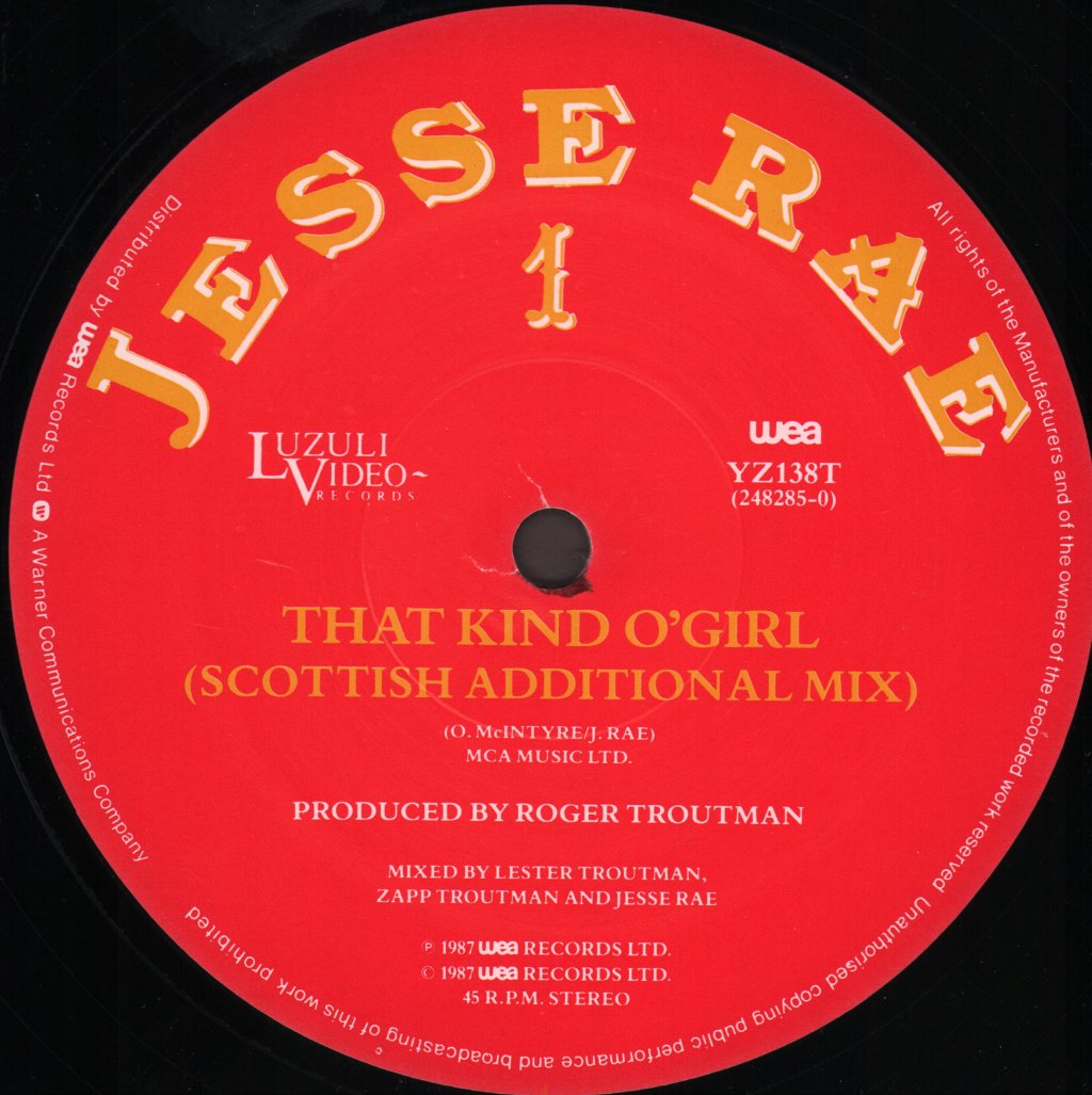 Jesse Rae - That Kind O'Girl - 12 Inch