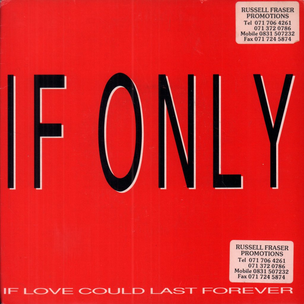 If Only - If Love Could Last Forever - 7 Inch